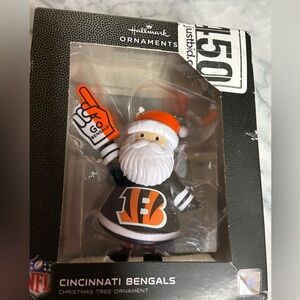 Hallmark Cincinnati Bengals Santa Ornament